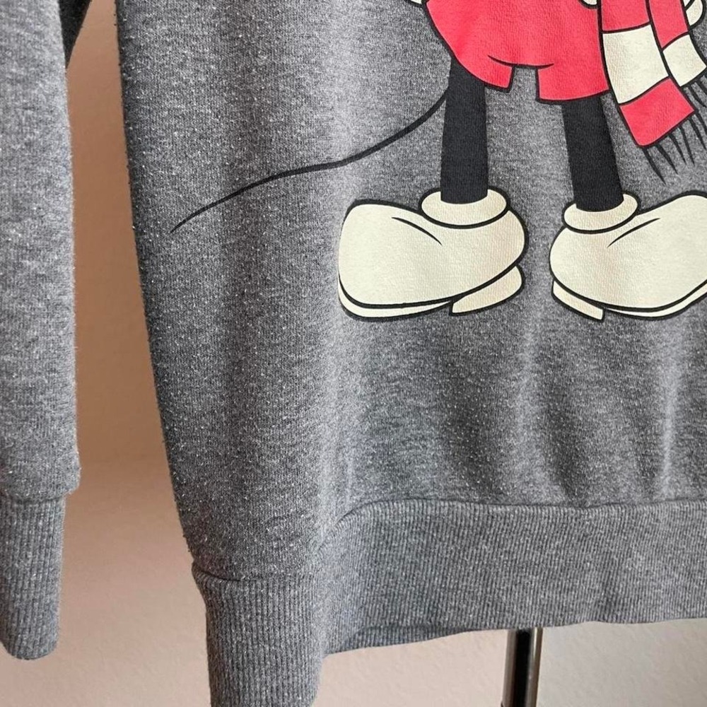 Disney Mickey Mouse grey sweatshirt Size Adult M - Picture 3 of 6